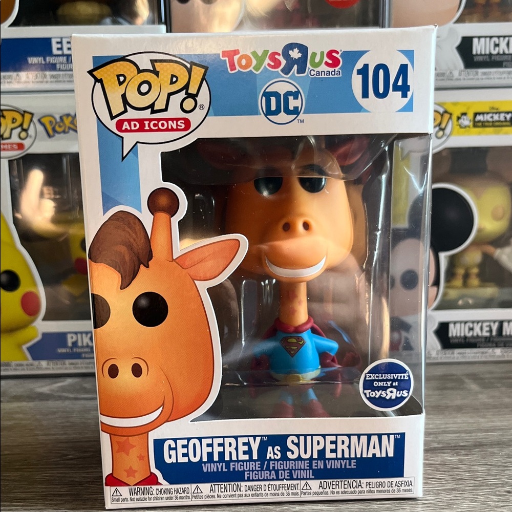Funko Pop Geoffrey as Superman Vinyl Figure
